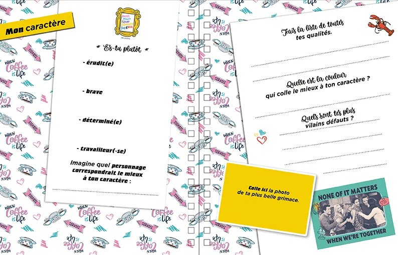 Frigobloc Friends Mon journal secret journal intime à cadenas