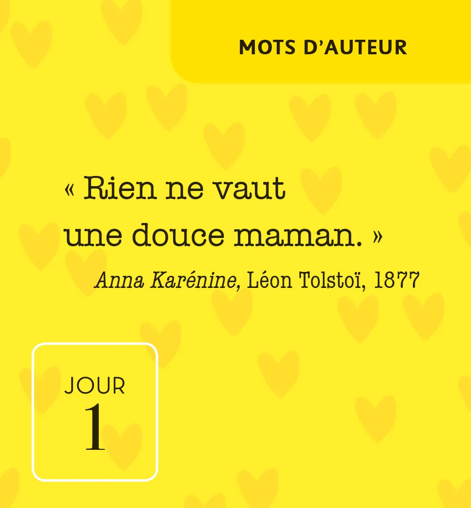 Frigobloc 365 mots doux pour Maman mini calendrier