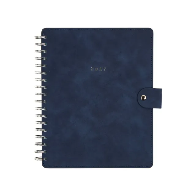Happy Planner Citrine 2027 Navy agenda Classic spirale bleu marine
