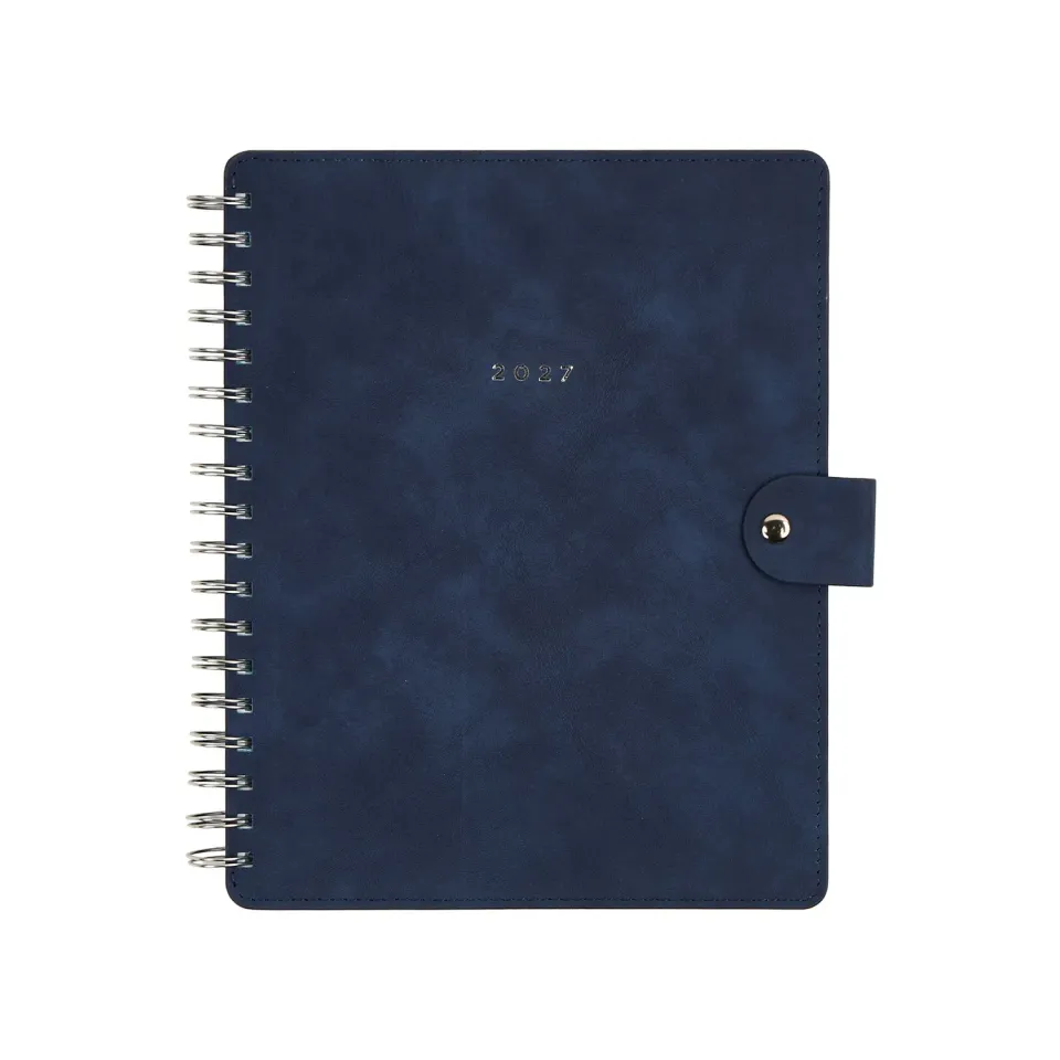 Happy Planner Citrine 2027 Navy agenda Classic spirale bleu marine