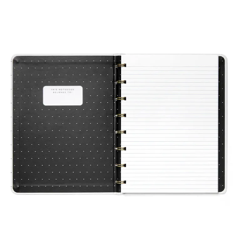 Filofax Moonlight carnet A5 Blanc spirale rechargeable