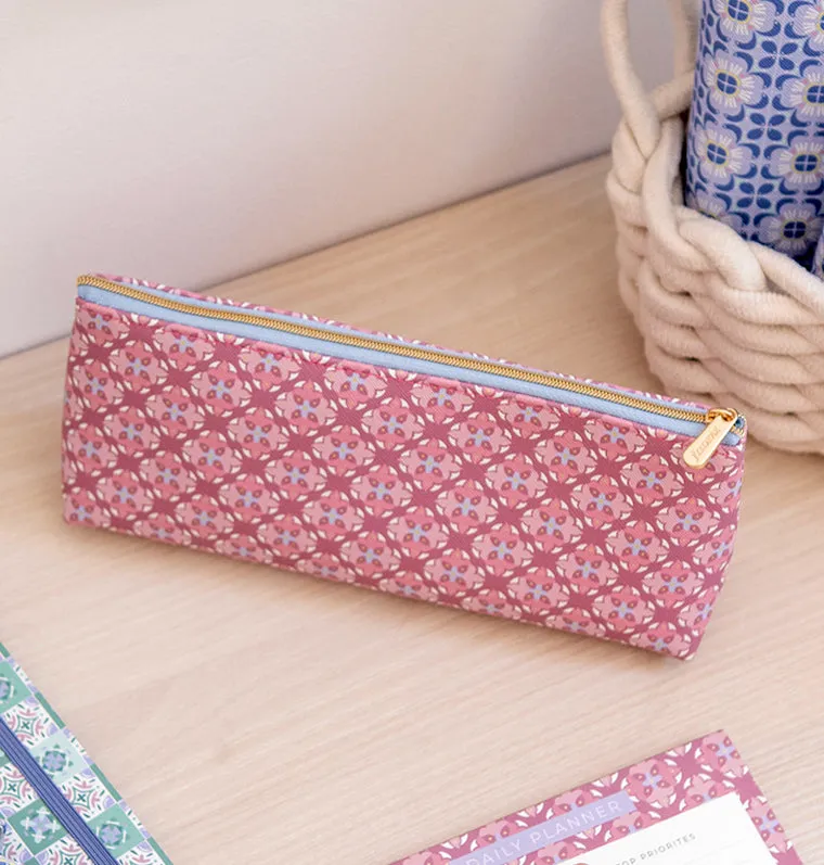 Filofax Mediterranean trousse motif coloré