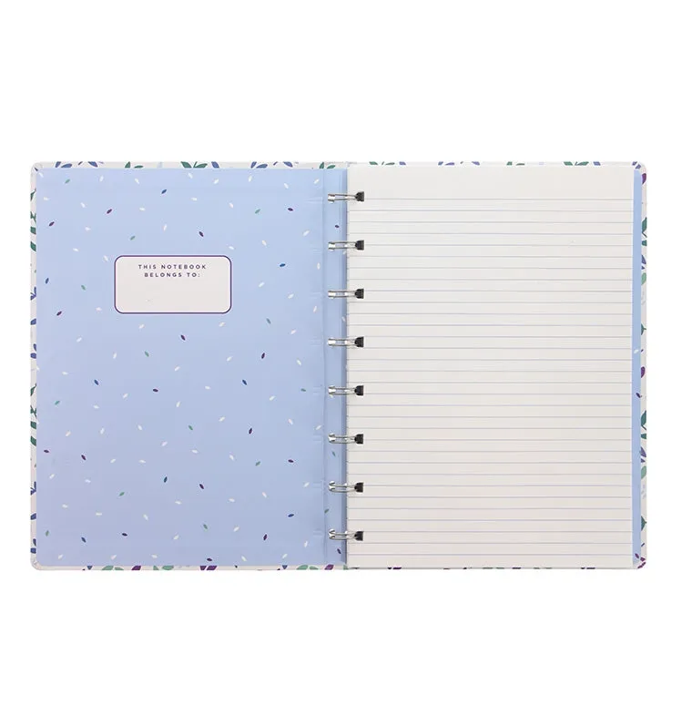 Filofax Garden Notebook A5 carnet Dusk rechargeable doré