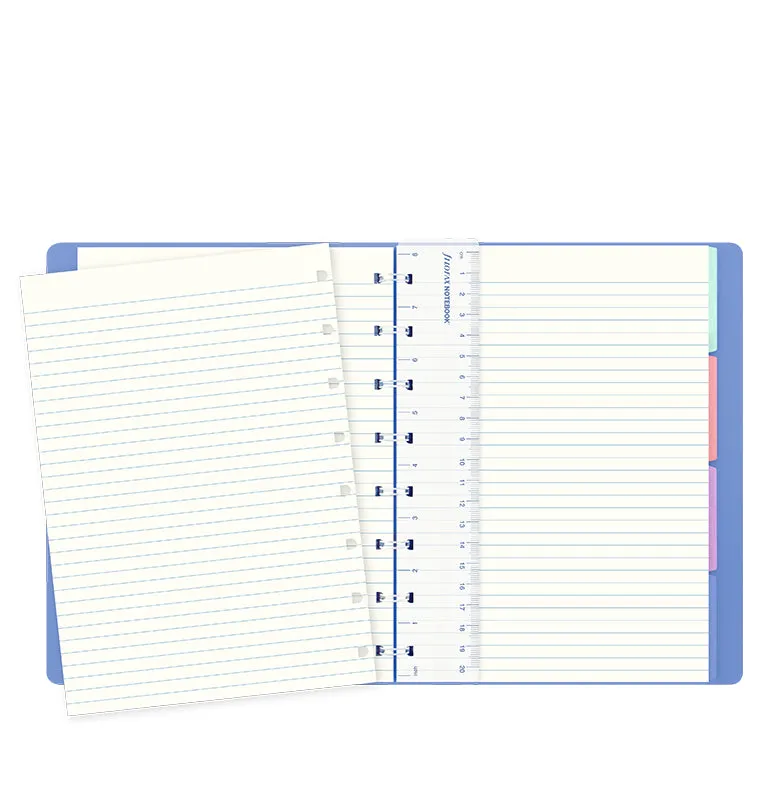 Filofax Classic Pastel carnet A5 bleu vista ligné rechargeable