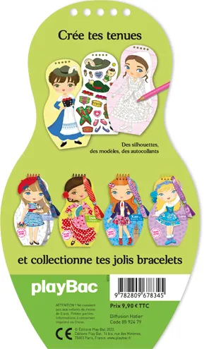 Minimiki Clara en Allemagne carnet créatif stickers