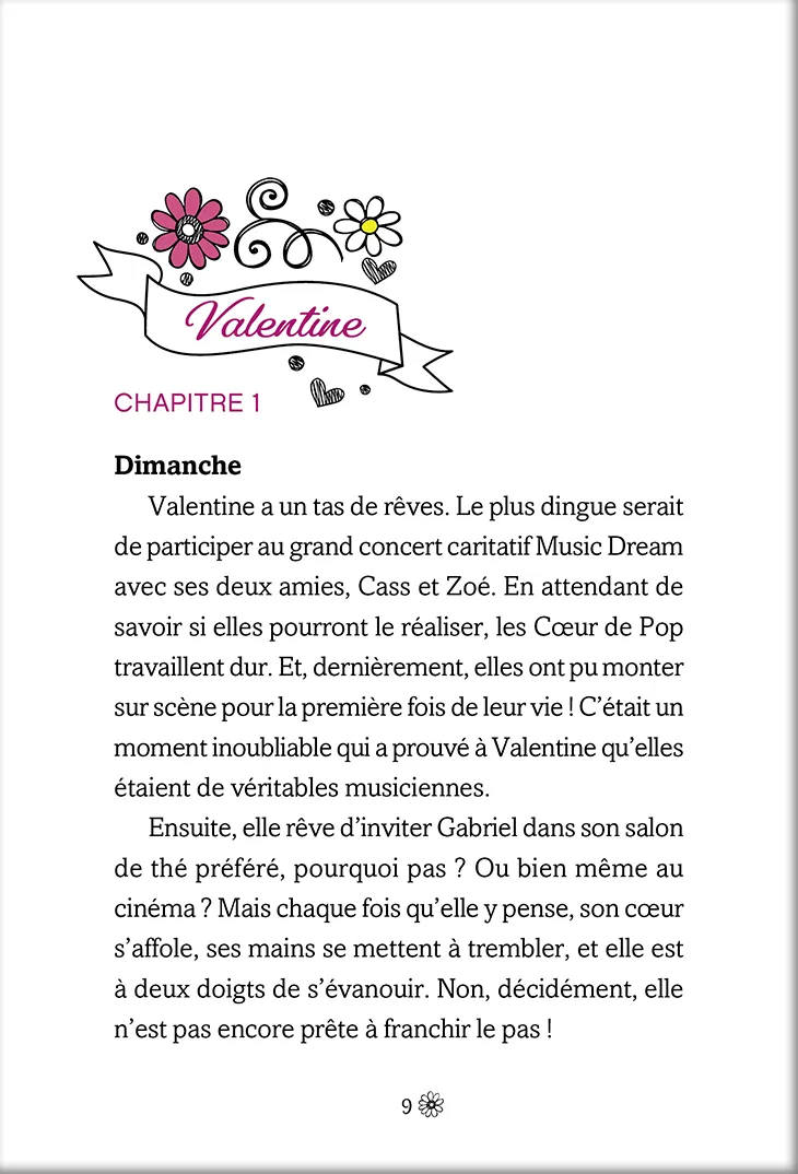 Coeur de Pop Une choré d'enfer Tome 5 livre 8-12 ans