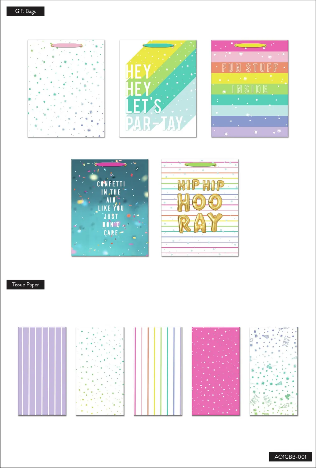 Happy Planner Everyday Gift Bag Book 5 pochettes cadeau