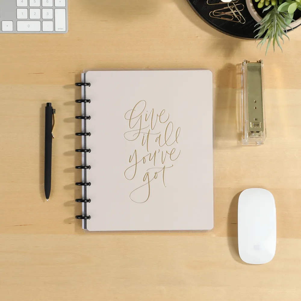 Happy Planner Bold & Free Classic carnet à disques ligné pointillé