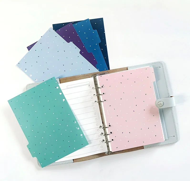 Filofax Garden intercalaires A5 6 onglets couleur