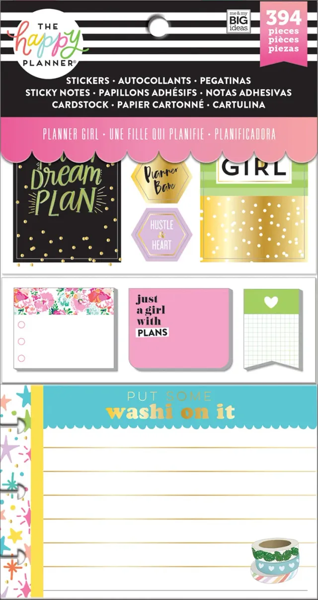 Me & my big ideas Happy Planner Girl stickers pack accessoires