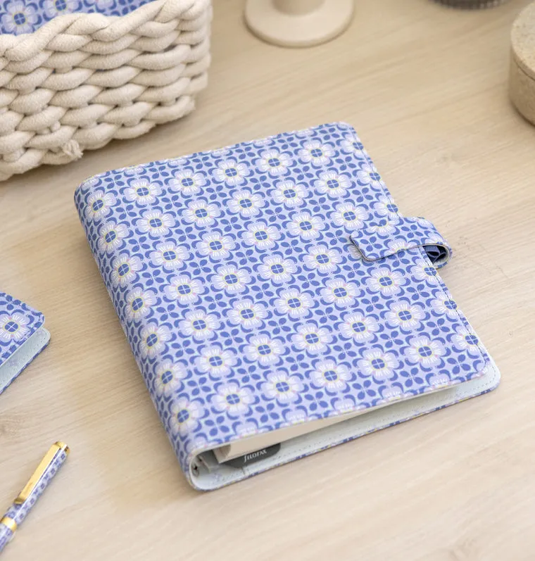 Filofax Mediterranean organiseur A5 bleu azulejos