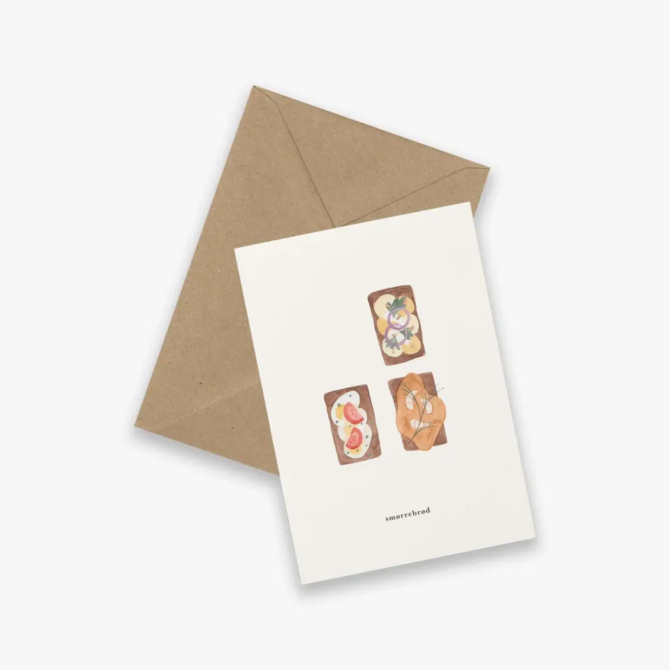 Kartotek Smørrebrød carte danoise cuisine