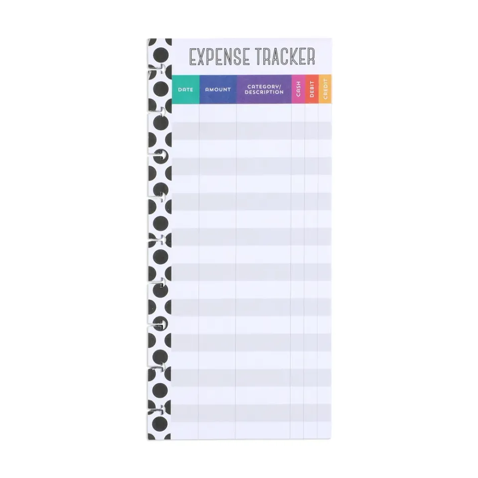 Happy Planner Budget demi-feuille Classic 60 feuilles