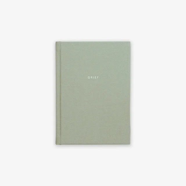 Kartotek Grief Journal carnet deuil vert sauge