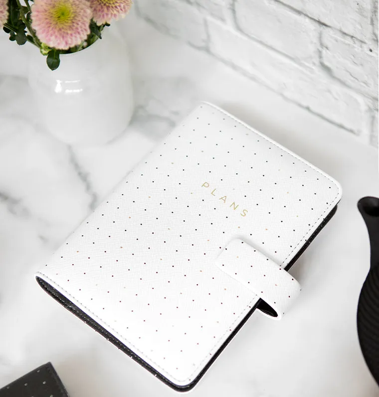 Filofax Moonlight Personal organiseur blanc doré