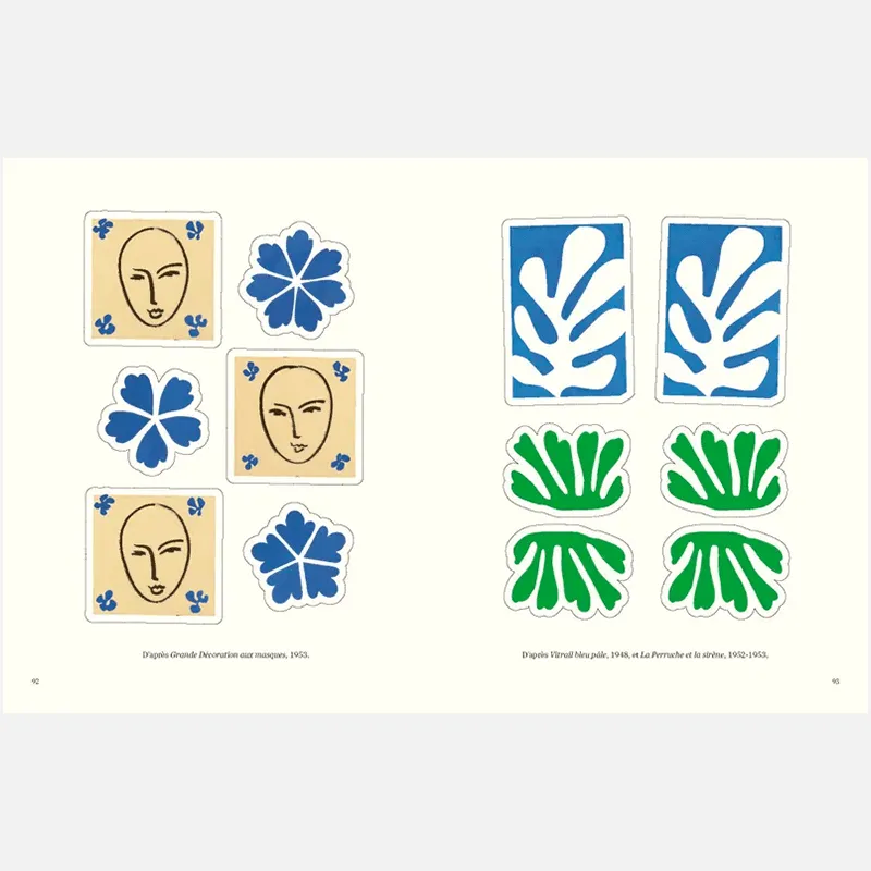 My365 Henri Matisse Sticker Book livre stickers