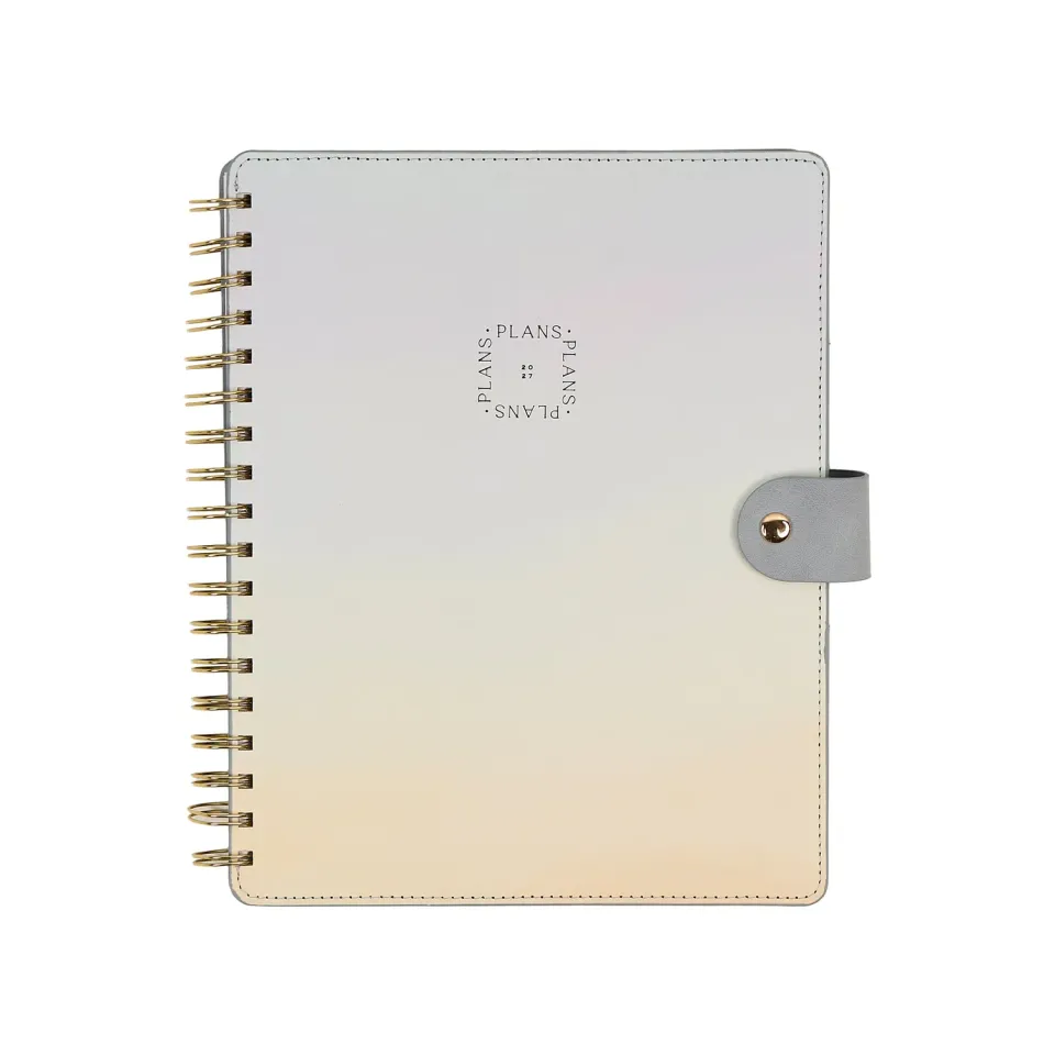 Citrine Pastel Horizon agenda 2027 spirale Classic 12 mois