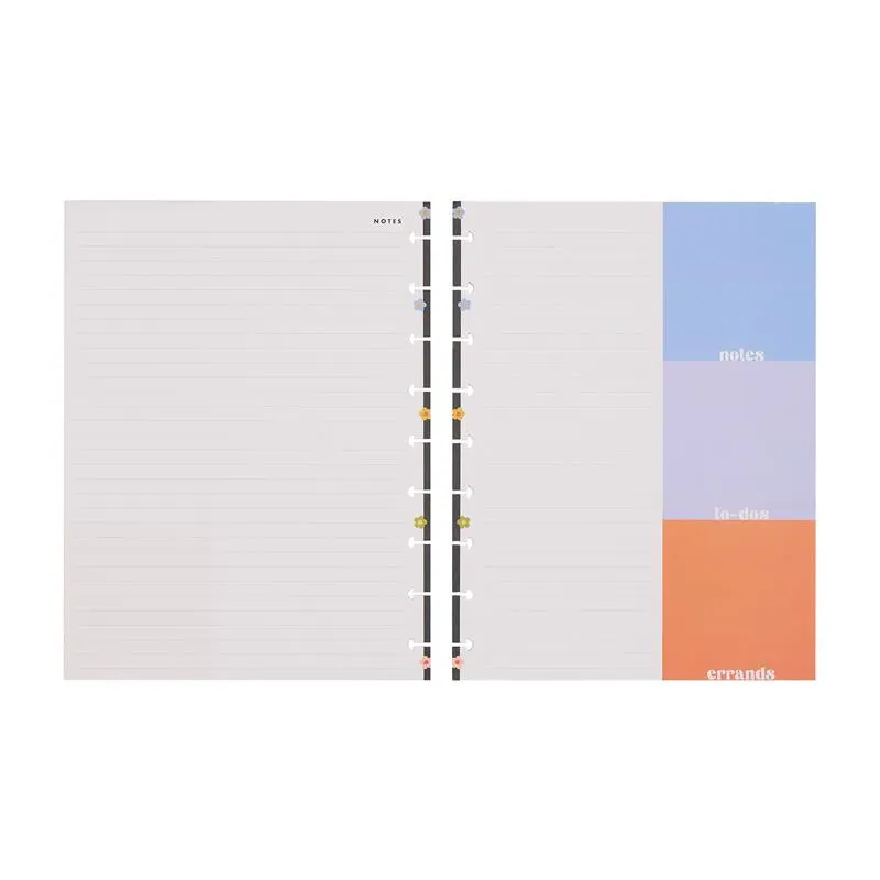 Happy Planner Bright Energy recharge pointillée Classic 40 feuilles