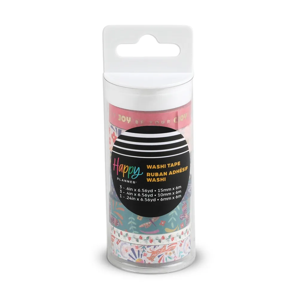 Happy Stickers Nordic Brights washi tape 7 rouleaux