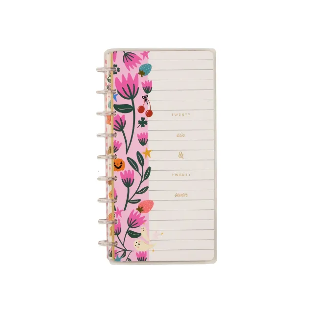 Happy Planner Festive Year agenda skinny horizontal 12 mois