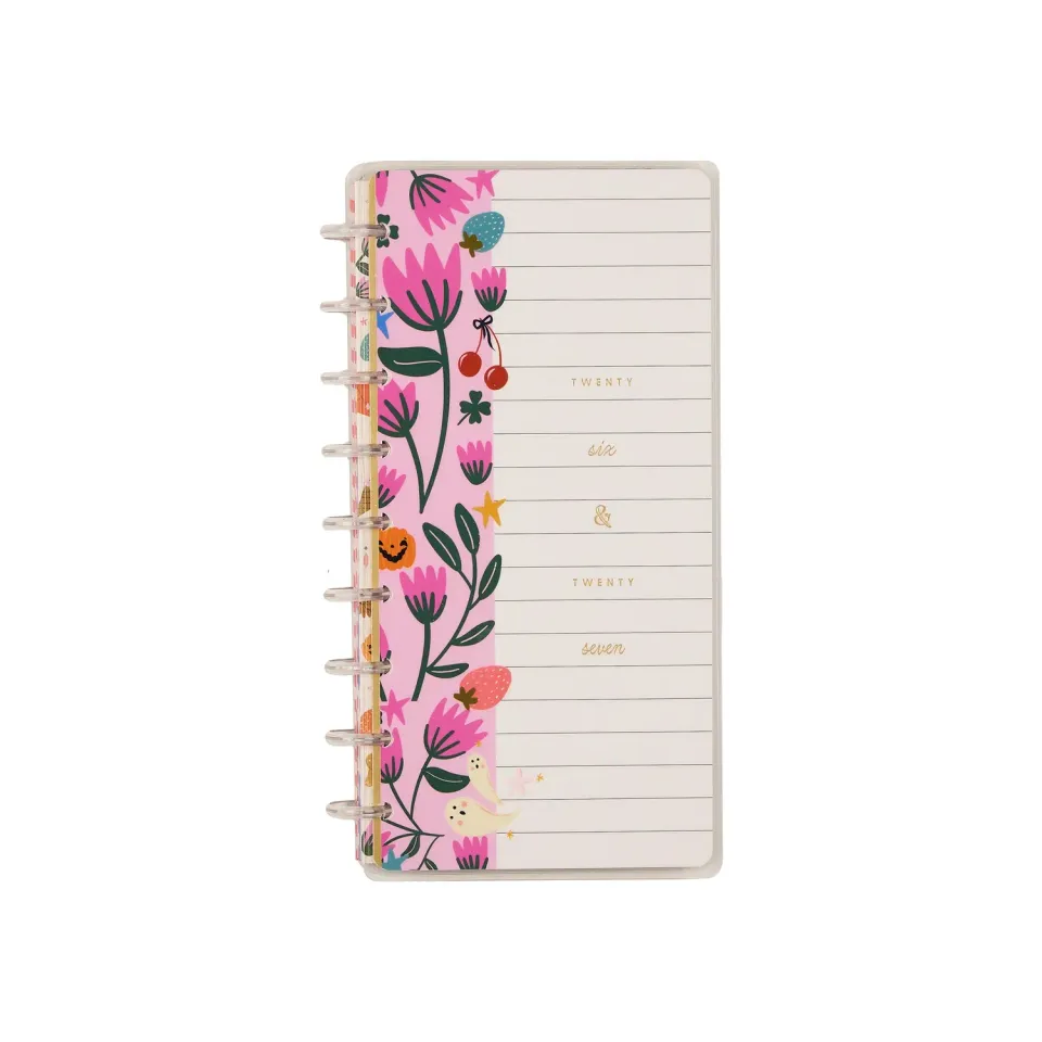Happy Planner Festive Year agenda skinny horizontal 12 mois