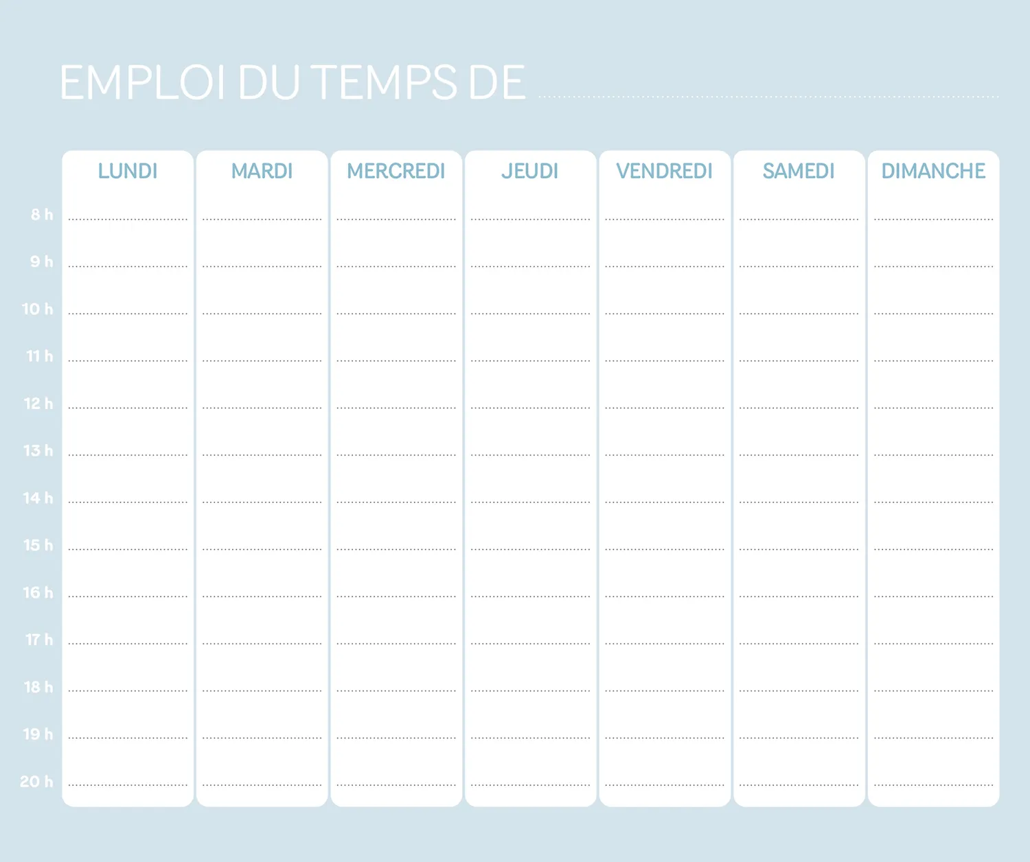 Frigobloc Mini Hebdo Zen 2027 calendrier familial aimanté