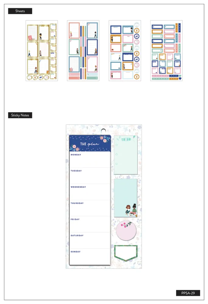 Me & my big ideas Squad Goals carnet stickers planner