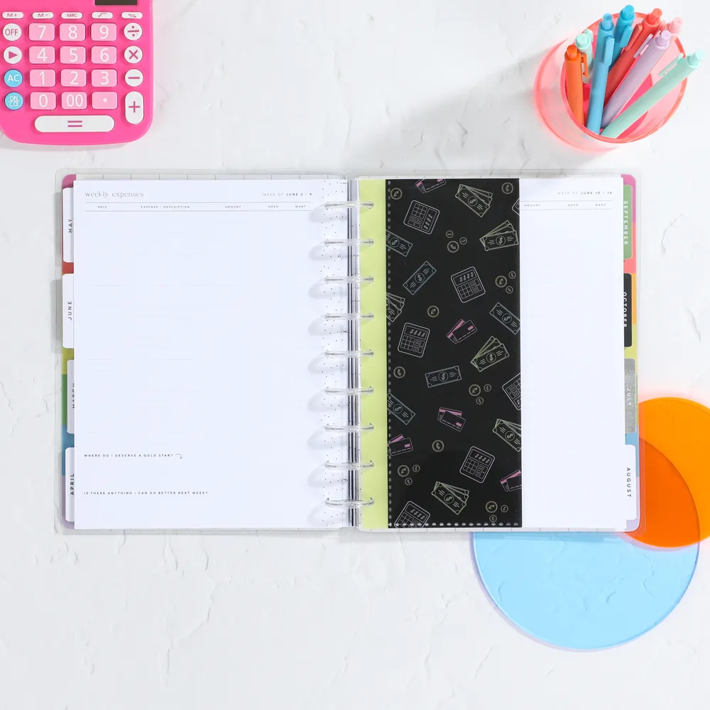 Happy Planner Bright Budget enveloppes Classic x3 budget