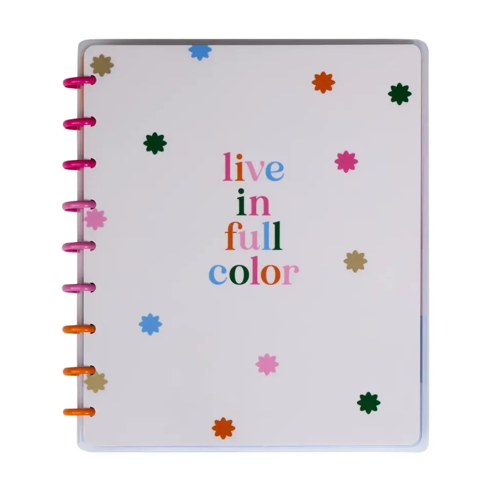Happy Planner Playful Brights carnet pointillé ligné Classic 60 feuilles