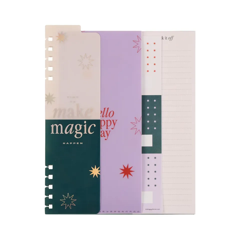 Happy Planner Soft Pop pack accessoires spiral Classic