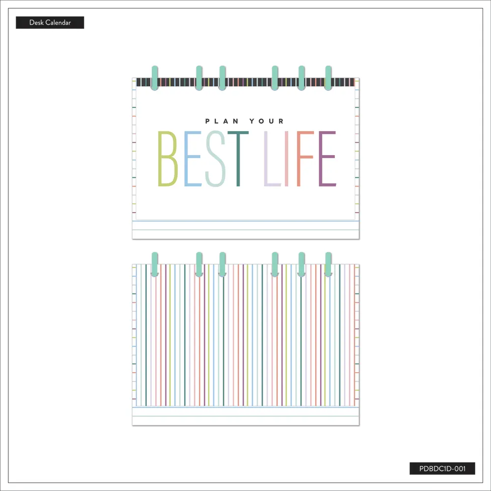 Happy Planner Plan Your Best Life calendrier bureau à anneaux