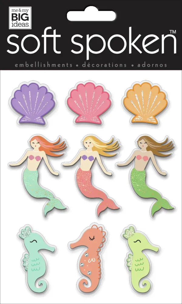 Happy Planner Mermaids Seashells stickers sirène 9