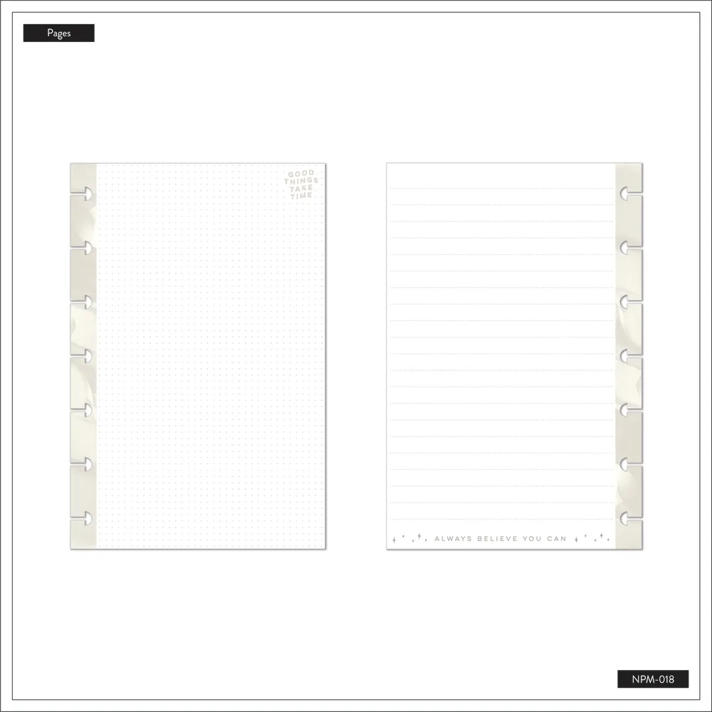 Happy Planner Taming the Wild carnet Mini pointillés 60 feuilles