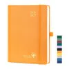 Poprun ACEHBTA5-27 agenda journalier A5 2026-2027 orange