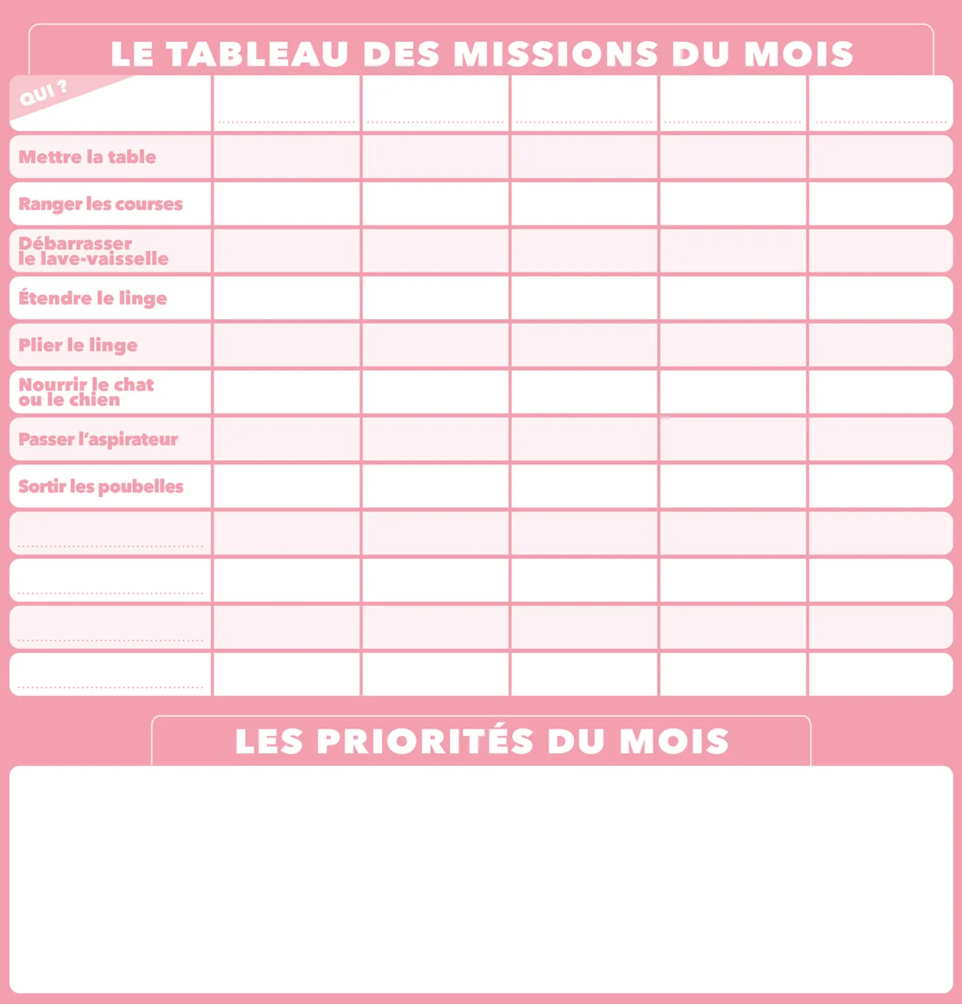 Frigobloc Mensuel calendrier familial 2024 Art déco