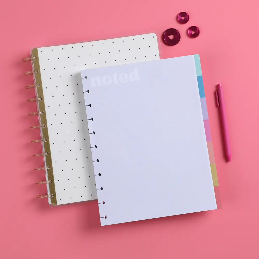 Happy Planner Happy Brights bloc-notes Big 100 pointillé ligné