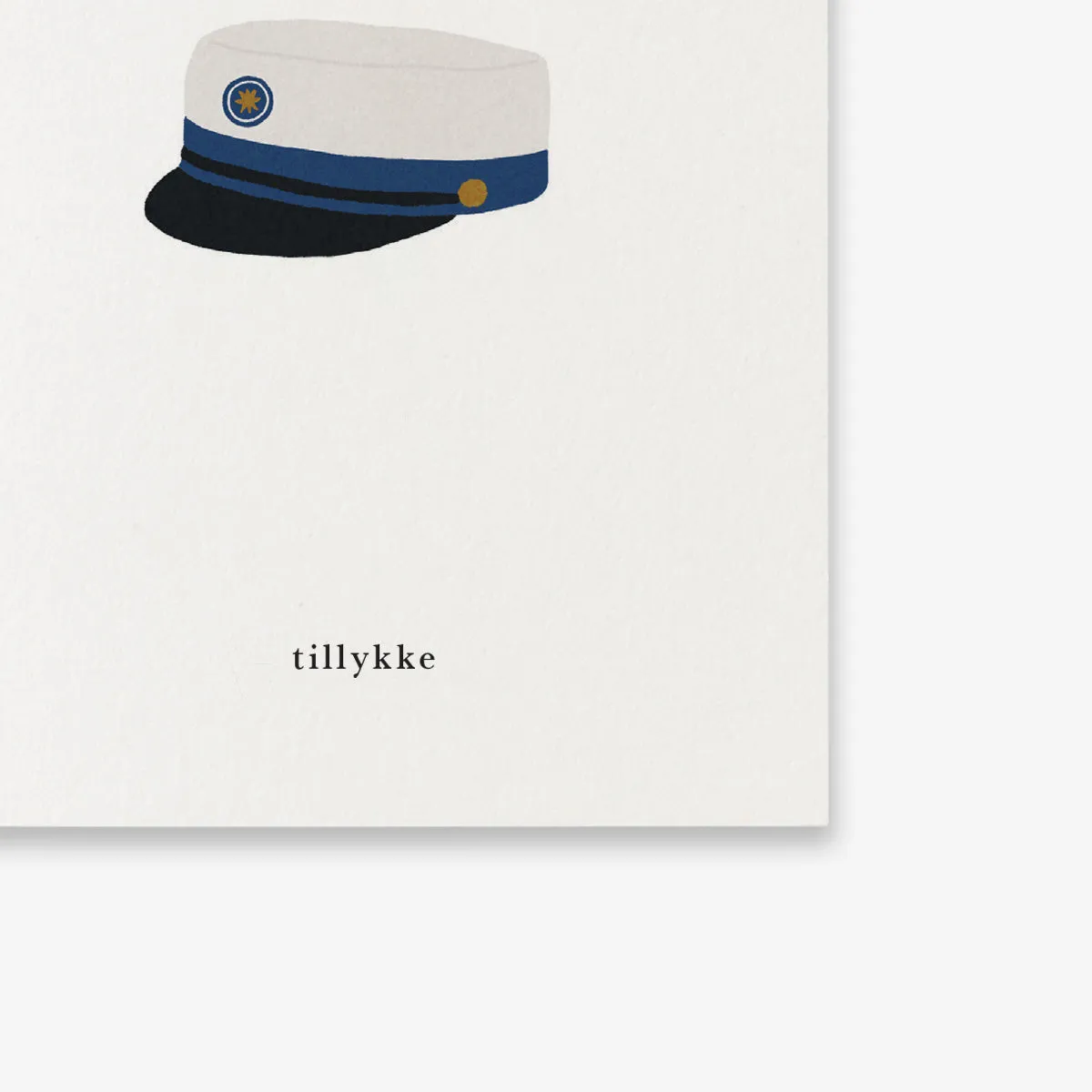 Kartotek Student Blå petite carte A7 tillykke