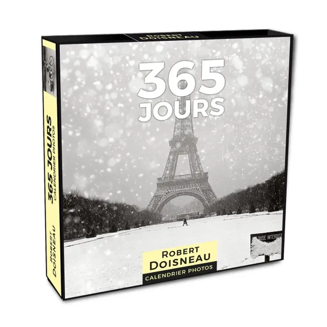 Frigobloc 365 jours avec Doisneau calendrier photo noir et blanc