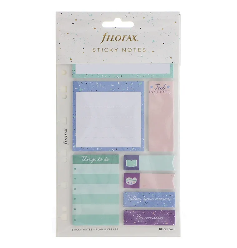 Filofax Expressions notes adhésives A5 set couleur