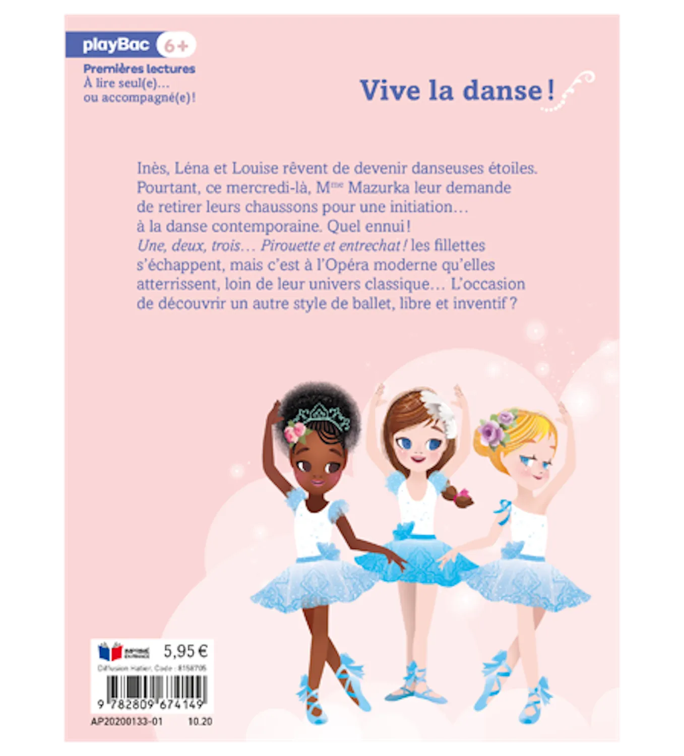 Une deux trois Danseuses Tome 7 Vive la danse roman 6 ans