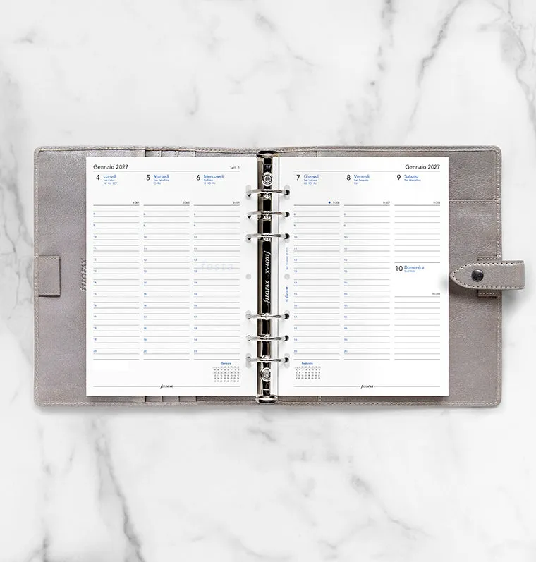 Filofax recharge agenda 2027 A5 semaine verticale italien