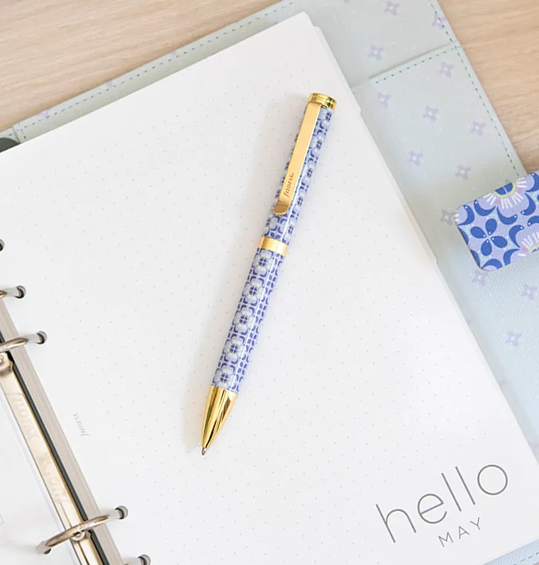 Filofax Mediterranean stylo bille métal noir 1 mm