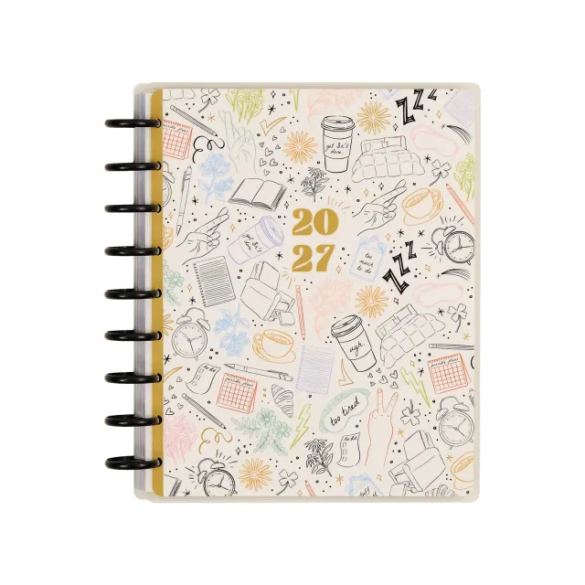 Happy Planner Pajama Plans 2027 agenda à anneaux horizontal Classic