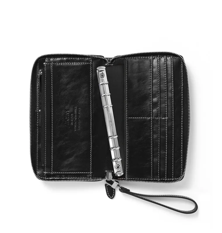 Filofax Malden Organiseur Personal zip noir