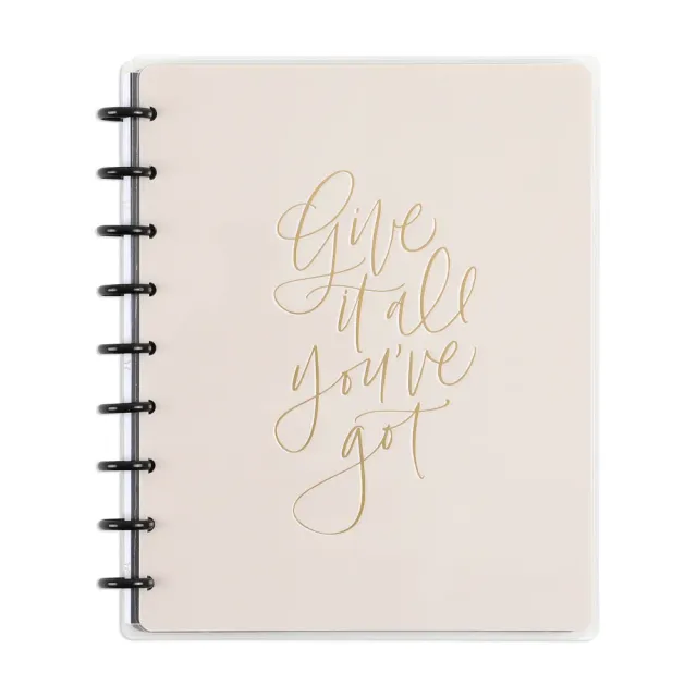 Happy Planner Bold & Free Classic carnet à disques ligné pointillé