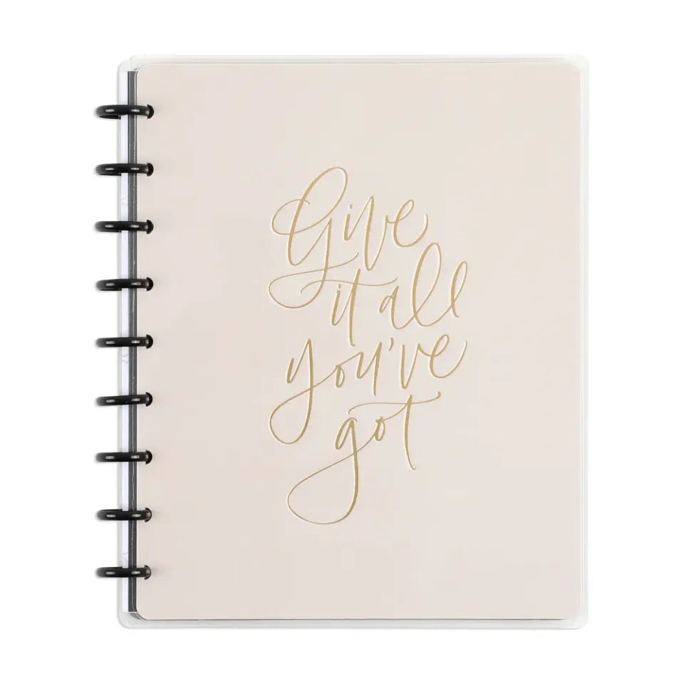 Happy Planner Bold & Free Classic carnet à disques ligné pointillé