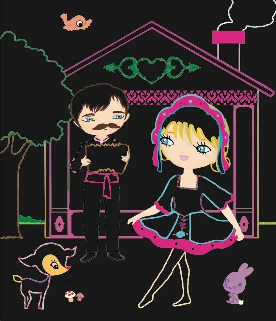 Frigobloc Minimiki Lena en Russie cartes à gratter coloriages