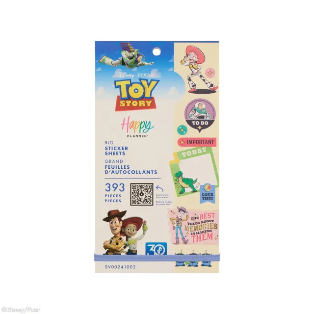 Happy Planner Disney Toy Story stickers big 30 planches 393