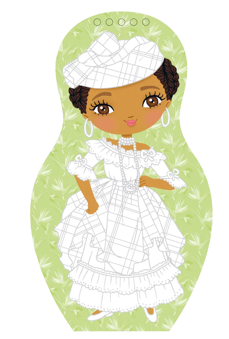 Minimiki Mélissa en Martinique carnet créatif stickers