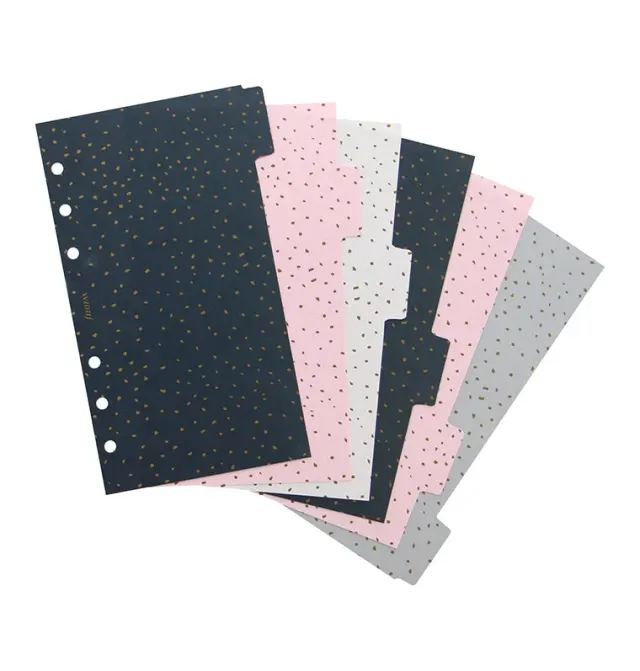 Filofax Confetti intercalaires Personal 6 onglets